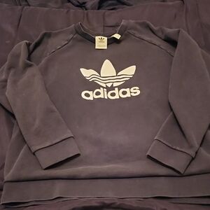Adidas Black Sweatshirt with White Tag